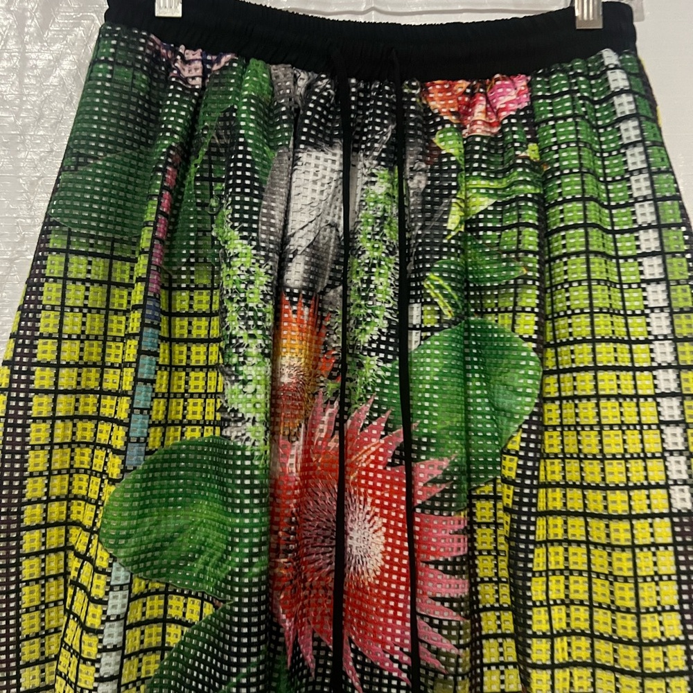 Clover Canyon Multicolor Floral Laser Cut Skirt Size XS - Picture 2 of 5